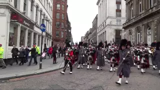 2nd Battalion Scots Guards- Homecoming Parade 15th Nov 2013