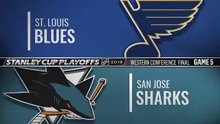 St. Louis Blues vs San Jose Sharks | May.19, 2019 NHL | Game 5 | Stanley Cup 2019 | Обзор матча