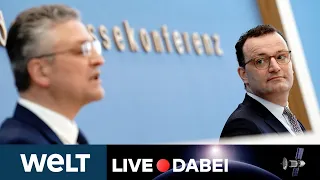 Briefing Jens SPAHN & Lothar WIELER (RKI) zur aktuellen Corona-Lage in Deutschland | WELT LIVE DABEI