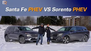 2022 Kia Sorento PHEV vs  Hyundai Santa Fe PHEV - SIMILAR but DIFFERENT