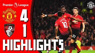 Highlights | Manchester United 4-1 Bournemouth | Premier League