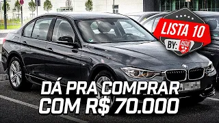 10 CARROS PARA COMPRAR ATÉ R$70.000 - Com personalidade, nada de carro comum