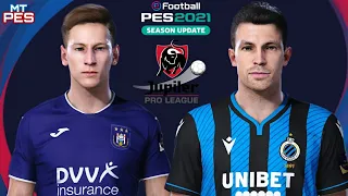 PES 2021 - REAL FACES JUPILER PRO LEAGUE [BELGIAN LEAGUE]