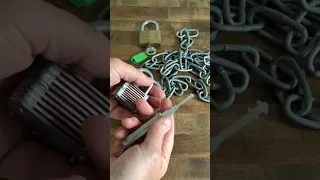 906. How to easily open warded padlocks with skeleton keys #shorts