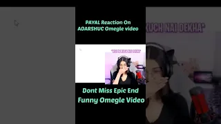 @PAYALGAMING Reaction On @adarshuc New Omegle Video #shorts #omegle #omeglereactions