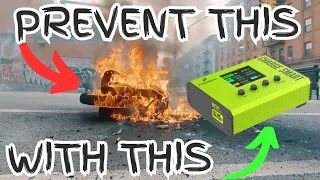 EUC Batteries are Bombs 💣 Prevent Fires with this Device! (Pidzoom Charger Enhancer Review)