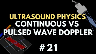 Continuous vs Pulsed Wave Doppler Ultrasound | Ultrasound Course | Radiology Physics Course #21