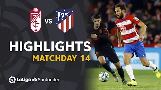 Highlights Granada CF vs Atlético de Madrid (1-1)