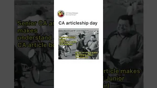 CA Articleship Day #shortsvideo #meme