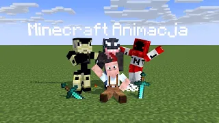 Animacja Minecraft! Blastie, Enzzi, Dziadek i Pitras! #enzzi #minecraft