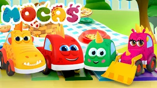 Sing with Mocas! The Apples & Bananas song for kids. All the best nursery rhymes for kids.