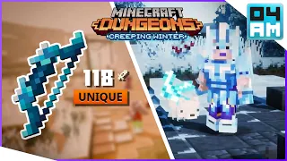 NEW ENCHANTMENTS, Weapon Showcase, Gifting & MORE  - Minecraft Dungeons: Creeping Winter DLC