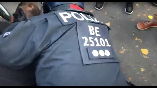 Erstaunliche Polizeigewalt friedliche Proteste WHO-Gipfel Berlin Demo gegen Coronaterror 25.10.2020