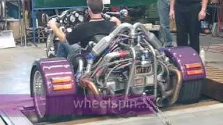 Leon's Twin Turbo VW Powered Trike on the Dyno