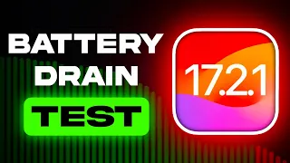 iOS 17.2.1 Battery Test // iPhone 15 Plus Battery DRAIN Test