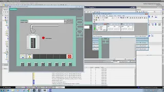 Программирование ПЛК Siemens+HMI панель оператора, урок 3, шкала и график