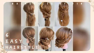 一次學會6款新娘髮型！6 Easy hairstyles~ Updo & Half up hairstyles  #05