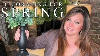 Spring Decorating | Adding A New Mirror | New Lamps | Plus A New Spring Vignette