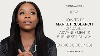 Ep 016 | Q&A, How to do market research for career advancement or business launch (basic guidelines)