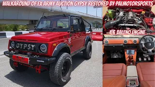 WALKAROUND OF MODIFIED EX ARMY AUCTION GYPSY BY PALMOTORSPORTS