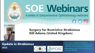 Surgery for Restrictive Strabismus – Gil Adams (United Kingdom) + Q&A