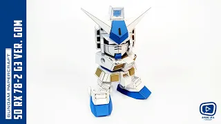 [GUNDAM PAPERCRAFT] SD RX 78-2 G3 Ver. GOM (LEG PART)