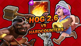 2.6 VS HARD COUNTERS | JOG 2.6 VS GIANT LOON,GOLEM | BEST DECK FOR TROPHIES PUSHING | CLASH ROYALE..