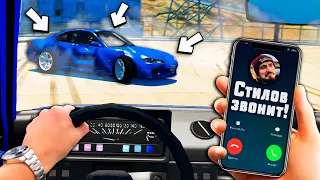 Горе ДРИФТЕР не справился с управлением - БАХ БАХ БАХ! BeamNG Drive