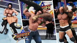 WWE 2K20: SummerSlam 2021 Full Show - Prediction Highlights
