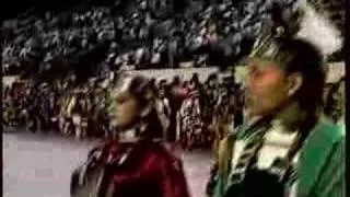 Native American Pow Wow Red Earth 1995 Grand Entry Pt 3 Sat.