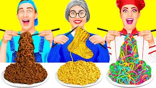 Reto De Cocina Yo vs Abuela | Simples trucos y herramientas de cocina secretas de TeenChallenge