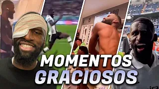 MOMENTOS GRACIOSOS de RUDIGER con el REAL MADRID | Mejores Momentos de Rudiger