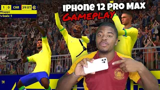 I USED MY NEW IPHONE 12 PRO MAX IN HIGH GRAPHICS 60 fps efootball 23 mobile| 25 days of whipmas #3