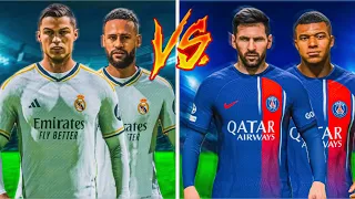 FC 24😱| Ronaldo & Neymar vs Messi & Mbappe - Who Would Win - UCL FINAL