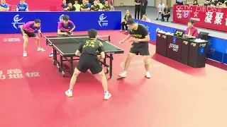 Xu Xin+Zhou Kai vs Zhou Yu+Liang Yanning - Chinese Table Tennis Super League 2023