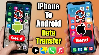 android se iphone me data transfer kaise kare | how to transfer video photos from android to iphone