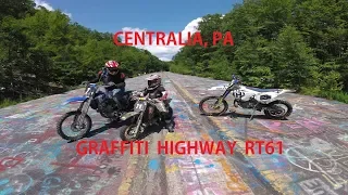 18 Husky TX 300 Vlog at Centralia Pa, Graffiti Highway Rt61