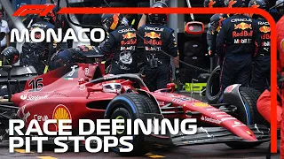 The Race Defining Pit Stops | 2022 Monaco Grand Prix