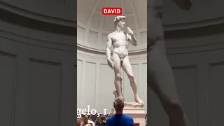 Mesmerizing statue by Michelangelo!!! #shorts #michelangelo #david #art #sculpture #renaissance
