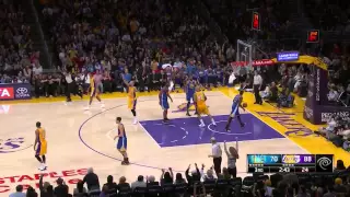 Ronnie Price Amazing 3 Pointer   Warriors vs Lakers   December 23, 2014   NBA 2014 15 Season