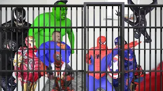 Superheroes Escape From Prison
