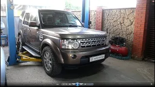 Замена антифриза в системе охлаждения на Land Rover Discovery 4 Ленд Ровер Дискавери 4  2011