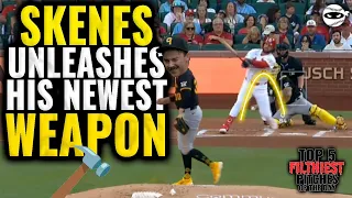 Paul Skenes shows off his NEWEST Weapon! #mlb