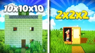 MINI DOMY W ROZMIARACH OD 10x10 do 2x2!