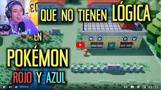 Folagor Reacciona Cosas SIN SENTIDO en los juegos de POKEMON - La Lógica de Pokemon Rojo y Azul