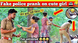 Fake Police Prank On Cute girl || Must watch😂 || Ayanpranktv || Prank in India