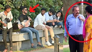 on public (singing) prank😢 by gurjar k prank💔