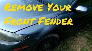 MAZDA 6 | FRONT FENDER REMOVAL | HOW TO VIDEO