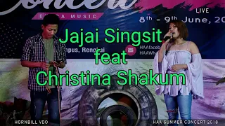 Don't cry Joni (cover) Live by Jajai Singsit & Christina Shakum | Hornbill Cable Network