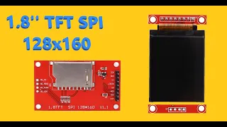 ST7735 1.8'' TFT SPI 128x160 Display - Arduino Nano